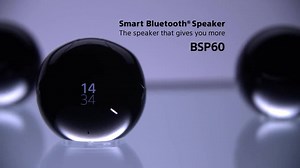 話す、踊る、聴く。毎日をもっと楽しむSmart Bluetooth®スピーカーBSP60。 話しかけると天気やスケジュール、メッセージを読み上げます。 楽曲に合わせてスピーカー本体がアクションする機能も搭載。音楽に合わせてLEDライトがシンクロし、回転・前進など、多彩な動きで楽しませてくれます。 | Sony (Japan)