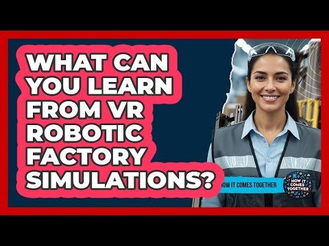 What Can You Learn From VR Robotic Factory Simulations? - How It Comes Together