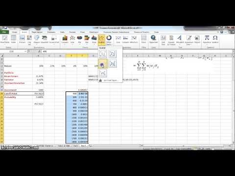 Estimating Value at Risk using the Variance Covariance matrix in Excel