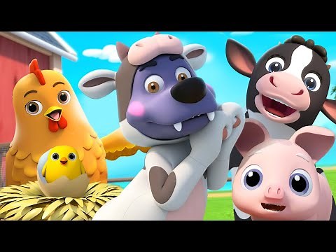 One, Two, Three ! Farm Animals | Numbers Song | Nursery Rhymes | Kids Songs | BabyBus