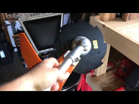 How To Install a Brush Cutter Blade on a STIHL Trimmer Head
