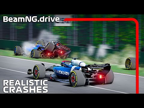 Realistic Formula Car Crashes#13 | BeamNG.drive | F1 MOD