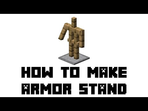 Minecraft: How to Make Armor Stand