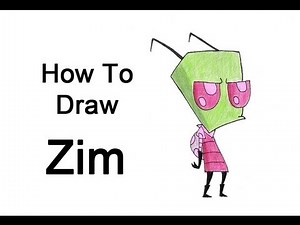 How to Draw Zim (Invader Zim)