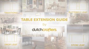 The Essential Guide to Extension Dining Tables - DutchCrafters Videos