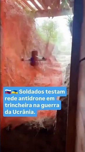 Soldiers use anti-drone netting in the war in Ukraine!