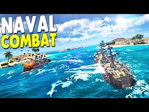 NEW Warship Building Simulator with Naval Combat Custom Ship Building | Sea of Craft Gameplay