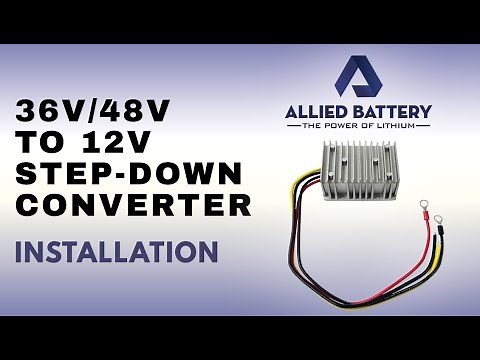 How To Install converter for Lithium Battery | Allied Battery