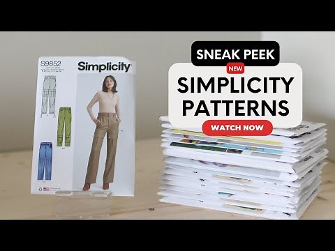 sneak peek | new simplicity pattern collection | sewing