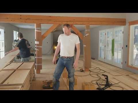 Wide Plank Floor Installation