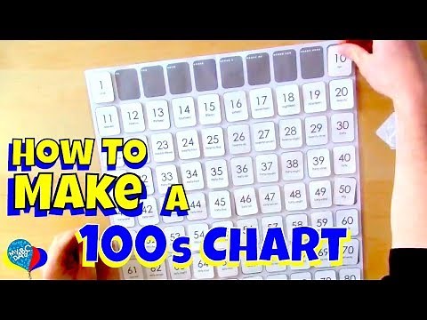 Learn How to Make a 100s Chart | DIY Math for Kids
