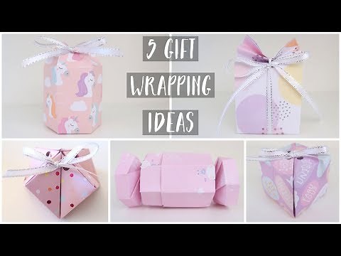 5 Creative Gift Wrapping Ideas | DIY Gift Boxes