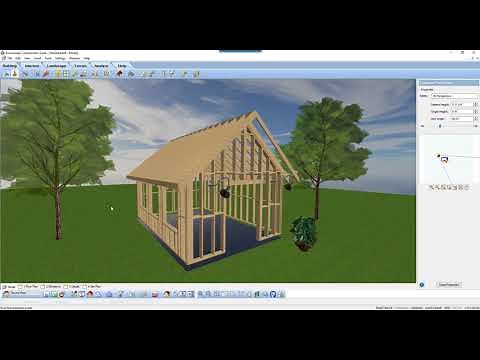 Framing a Gable End Wall in Envisioneer