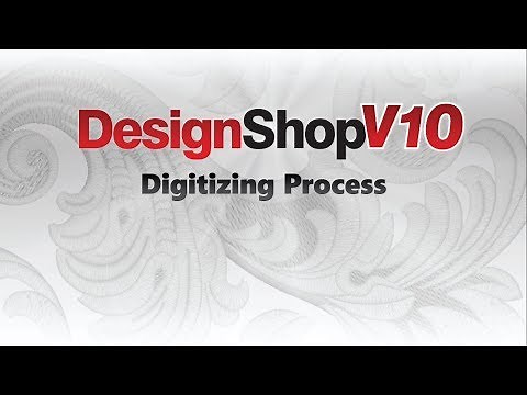 DesignShop V10 ~ Digitizing Process