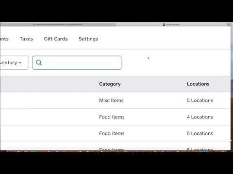 Square - Dashboard and Inventory Management