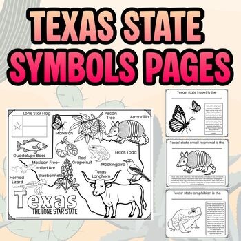 Texas' State Symbols Pages