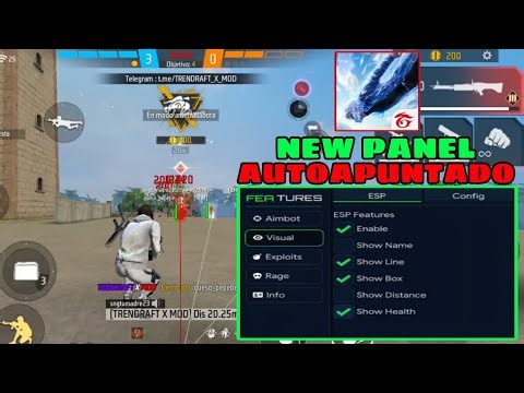FREE FIRE ANDROID PANEL 🔥 TO GET ALL RED TARGETS WITHOUT AIMING UP 🎯 FREE FIRE PANEL 2026