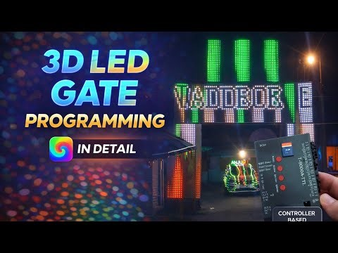 ✅ 3D LED Gate Programming in Detail | LED Edit 2014 Full Tutorial 
