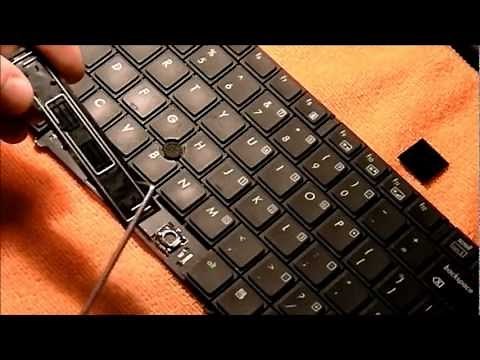 Tutorial: How to remove and replace keys on an HP Elitebook Laptop in 1080P