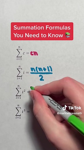 Essential Summation Formulas in Math