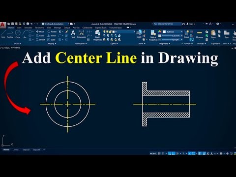 How to Draw Center line in AutoCAD |