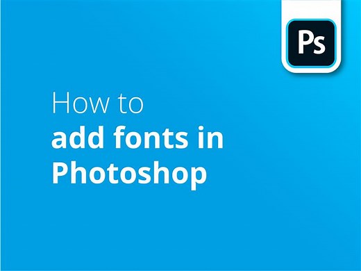How to Add Fonts in Photoshop | Adobe Tutorial | Solopress UK