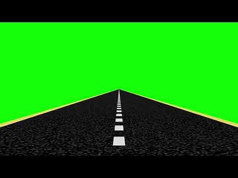 Animated Moving Road Background Free For Your Green Screen Videos green screen animation |chroma key