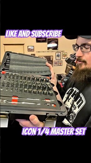 The 1/4 Socket Set from Icon Tools that You Need! #icontools #harborfreight #tools #top5 #fyp