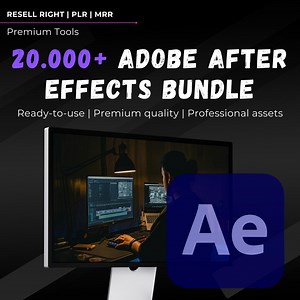 20,000  Adobe After Effects Templates Mega-bundle | Intros, Titles, Effects & More | MRR   PLR | Editable, Resellable, Editing Bundle MRR - Etsy
