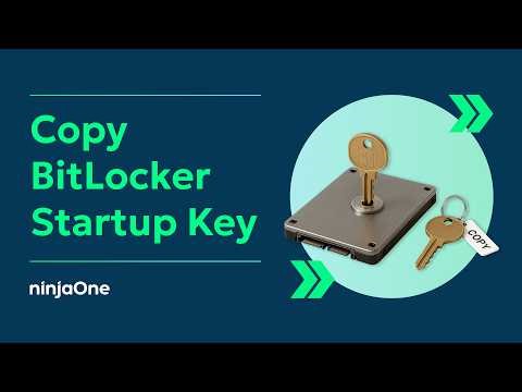 How to Copy an OS Drive Startup Key Encrypted by BitLocker in Windows