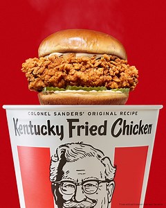 Why go to a burger joint for a chicken sandwich? The new Kentucky Fried Chicken Sandwich is the ONLY fried chicken sandwich that’s finger lickin’ good. Get yours on the KFC App today! | KFC