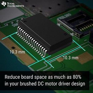 83K views · 31 reactions | Achieve the industry’s most detailed diagnostics and system design flexibility with our power dense brushed-DC motor drivers. | Texas Instruments | Facebook