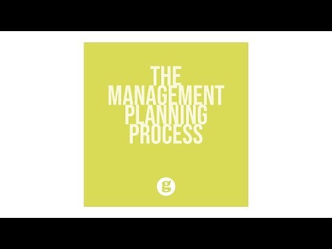 The Management Planning Process