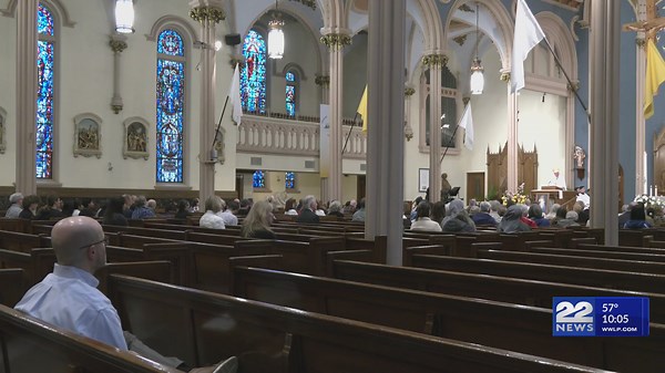 Residents paid their respects to Pope Francis during St. Michael's Cathedral mass in Springfield