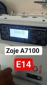 ZOJE A7100 Error E-14 Fix at Home 🔧 | Hindi Sewing Machine Repair Guide #zoje #shorts #sewingtips
