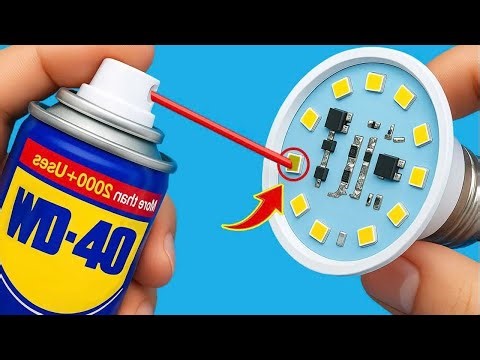 You won't believe it!! 3 The easiest way to fix a broken LED bulb at home in 30 seconds!