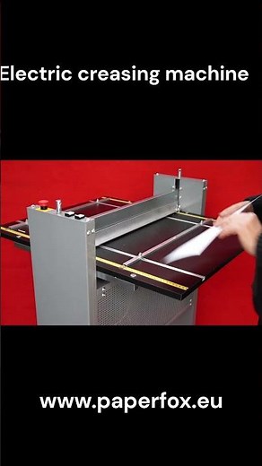 Electric creasing machine #print_finishing #packaging