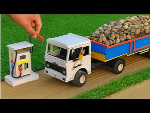 DIY Mini Tractor Road Making Project | Creative Road Construction Science Model