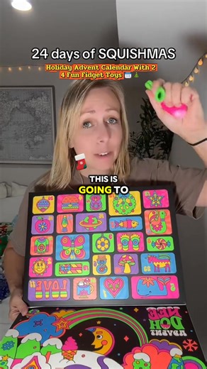 🎄✨ Fidget-Fun Countdown to Christmas! ✨🎁 Make every day in December a mini celebration with our Holiday Advent Calendar—packed with 24 satisfying fidget toys kids (and grown-ups!) can’t put down! 🙌 🎁 What’s Inside: • 🧩 24 unique fidgets: poppers, spinners, squishies & more • 🎒 Pocket-size & travel-friendly—perfect for school or car rides • 🎯 Great for focus, stress relief & sensory play • 🔁 Reusable calendar—refill it next year with new surprises • 🎀 Gift-ready box—instant holiday joy! 