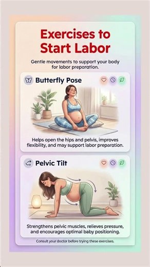 Exercises to Induce Labor | Exercises for Normal Delivery | Best Exercise for Natural Labor