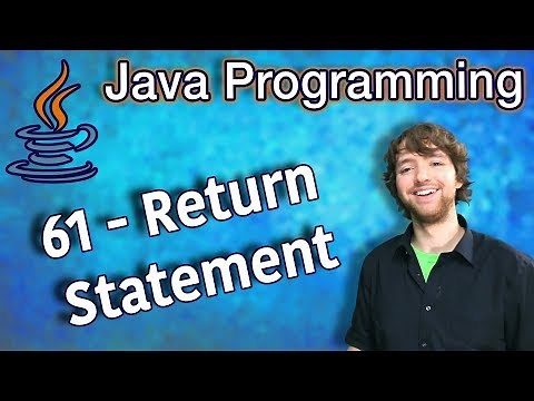 Java Programming Tutorial 61 - Return Statement