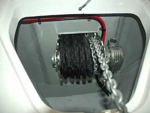 Anchor winch install
