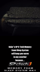 12K views · 93 reactions | Solar's SP C-Tech Memory Foam Sleep System will keep you warm in any weather because? #spctechmemoryfoam #solarsleepsystem #solartackle #thejoyof6 | Solar Tackle | Facebook