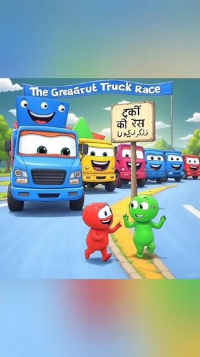 Fun Car Cartoon for Kids 🚗 | Colorful Cars Story | Learning with Fun"/ #cartoon GMC