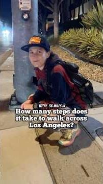 Los Angeles: walking across it in a day!