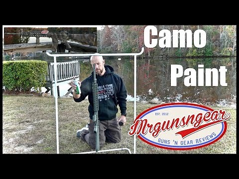 How To Paint A Rifle In Camouflage Pattern Tutorial