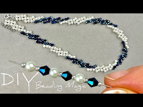 Bead Necklace Tutorial Patterns: Beads Jewelry Making | Beading Tutorials