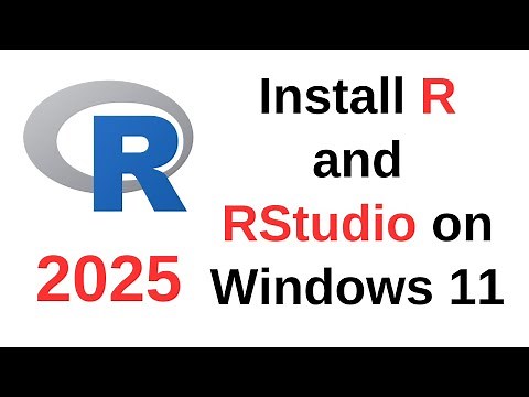 How to Install R and RStudio on Windows 11 in 2025 ☑️ | Latest Step-by-Step Guide