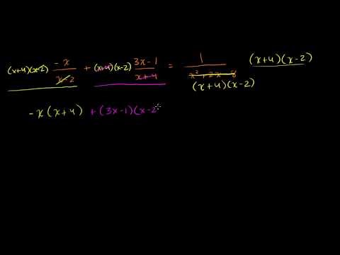 Solving Rational Equations