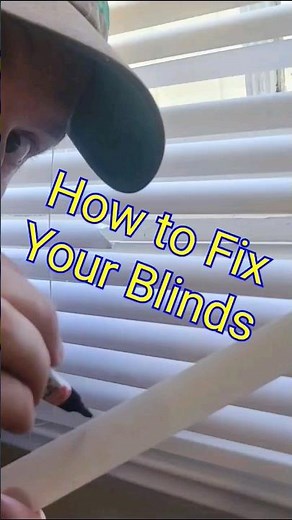 How to Fix Window Blinds an Easy DIY Repair